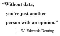 Without data